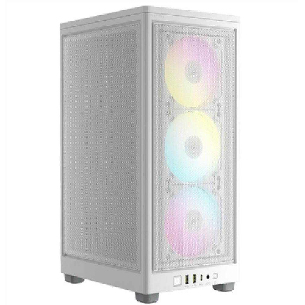 Corsair , RGB AIRFLOW PC Case , 2000D , White , Mini-ITX , Power supply included No , SFX