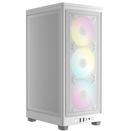 Corsair , RGB AIRFLOW PC Case , 2000D , White , Mini-ITX , Power supply included No , SFX