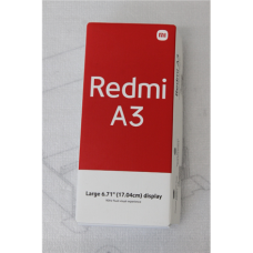 SALE OUT. Xiaomi Redmi A3 (Midnight Black) Dual SIM 6.71 IPS LCD 720x1600/2.2GHz&1.6GHz/64GB/3GB RAM/Android 14/microSDXC/WiFi,BT,4G,MZB0GL , Xiaomi Redmi , A3 , Midnight Black , 6.71 , IPS LCD , 720 x 1650 pixels , Mediatek Helio G36 (12 nm) , Intern