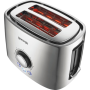 Gorenje , Toaster , T1000E , Power 1000 W , Number of slots 2 , Housing material Metal , Stainless Steel