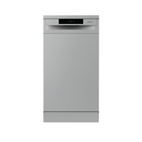 Gorenje Dishwasher , GS520E15S , Free standing , Width 45 cm , Number of place settings 9 , Number of programs 5 , Energy efficiency class E , Display , AquaStop function , Grey