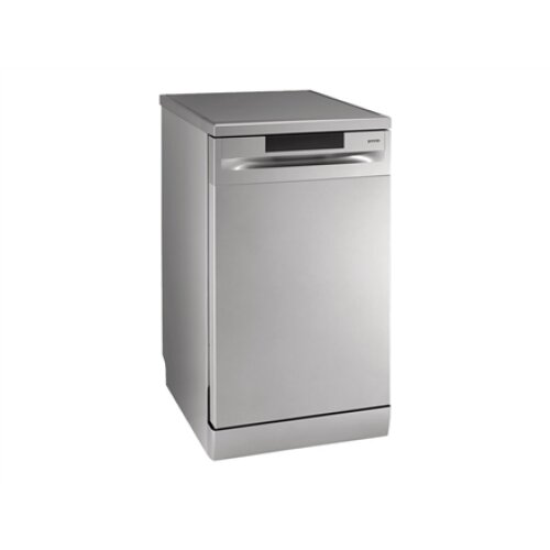 Gorenje Dishwasher , GS520E15S , Free standing , Width 45 cm , Number of place settings 9 , Number of programs 5 , Energy efficiency class E , Display , AquaStop function , Grey