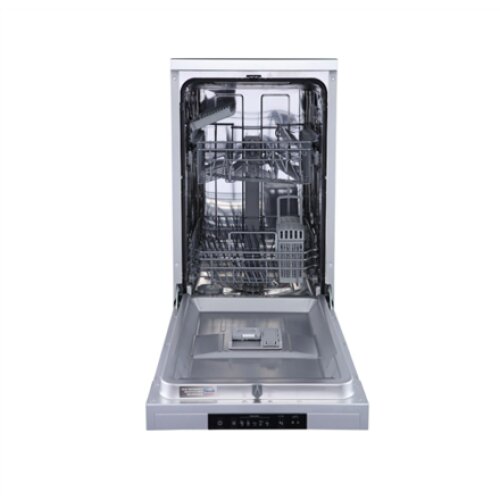 Gorenje Dishwasher , GS520E15S , Free standing , Width 45 cm , Number of place settings 9 , Number of programs 5 , Energy efficiency class E , Display , AquaStop function , Grey