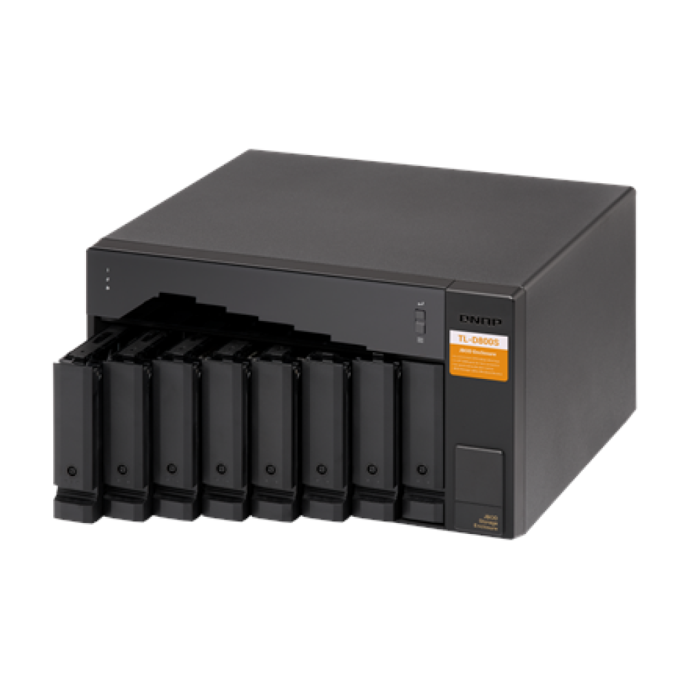 QNAP High-performance desktop SATA 6Gbps JBOD storage enclosure , TL-D800S