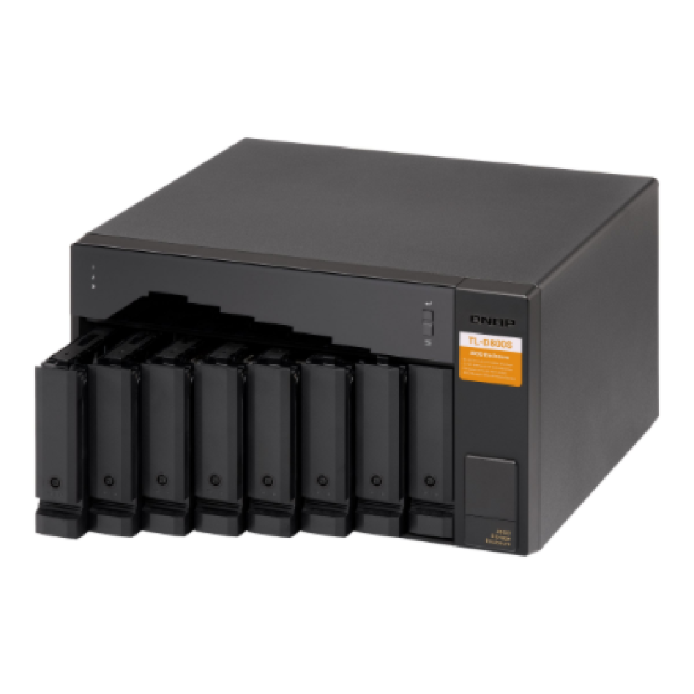 QNAP High-performance desktop SATA 6Gbps JBOD storage enclosure , TL-D800S