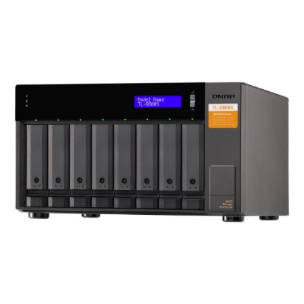 QNAP High-performance desktop SATA 6Gbps JBOD storage enclosure , TL-D800S