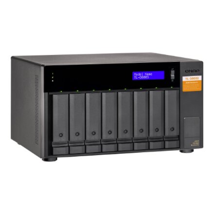QNAP High-performance desktop SATA 6Gbps JBOD storage enclosure , TL-D800S