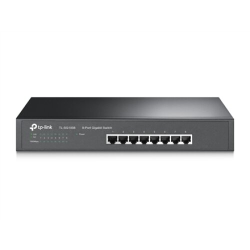 TP-LINK , 8-Port Gigabit Switch , TL-SG1008 , Unmanaged , Desktop/Rackmountable