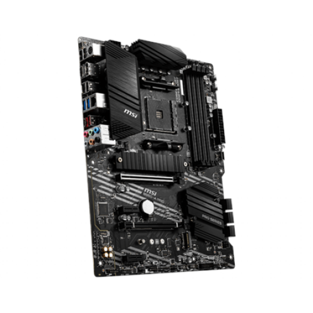 MSI , B550-A PRO , Processor family AMD , Processor socket AM4 , DDR4 DIMM , Memory slots 4 , Supported hard disk drive interfaces SATA, M.2 , Number of SATA connectors 6 , Chipset AMD B550 , ATX