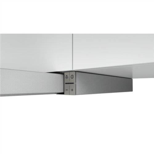 Bosch Hood Serie 4 DFM064A53 Telescopic, Energy efficiency class A, Width 60 cm, 270 m³/h, Push Buttons, Silver, LED, Made in Germany