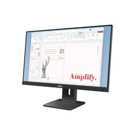 Lenovo , ThinkVision E24-40 , 23.8 , IPS , 16:9 , 100 Hz , 4 ms , 1920 x 1080 pixels , 250 cd/m² , HDMI ports quantity 1 , Raven Black , Warranty 36 month(s)