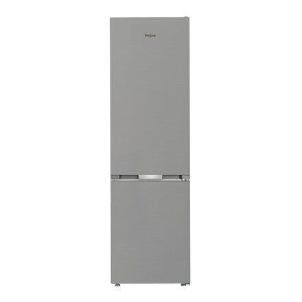 Whirlpool Refrigerator , WHK 25404 XP4E , Energy efficiency class E , Free standing , Combi , Height 203.5 cm , No Frost system , Fridge net capacity 249 L , Freezer net capacity 106 L , 37 dB , Silver