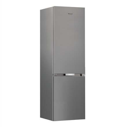 Whirlpool Refrigerator , WHK 25404 XP4E , Energy efficiency class E , Free standing , Combi , Height 203.5 cm , No Frost system , Fridge net capacity 249 L , Freezer net capacity 106 L , 37 dB , Silver