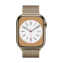 Watch Series 8 GPS + Cellular , MNKQ3EL/A , Smart watches , GPS (satellite) , Retina LTPO OLED , Touchscreen , 45mm , Waterproof , Bluetooth , Wi-Fi , Gold