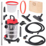 Camry , Professional industrial Vacuum cleaner , CR 7045 , Bagged , Wet suction , Power 3400 W , Dust capacity 25 L , Red/Silver