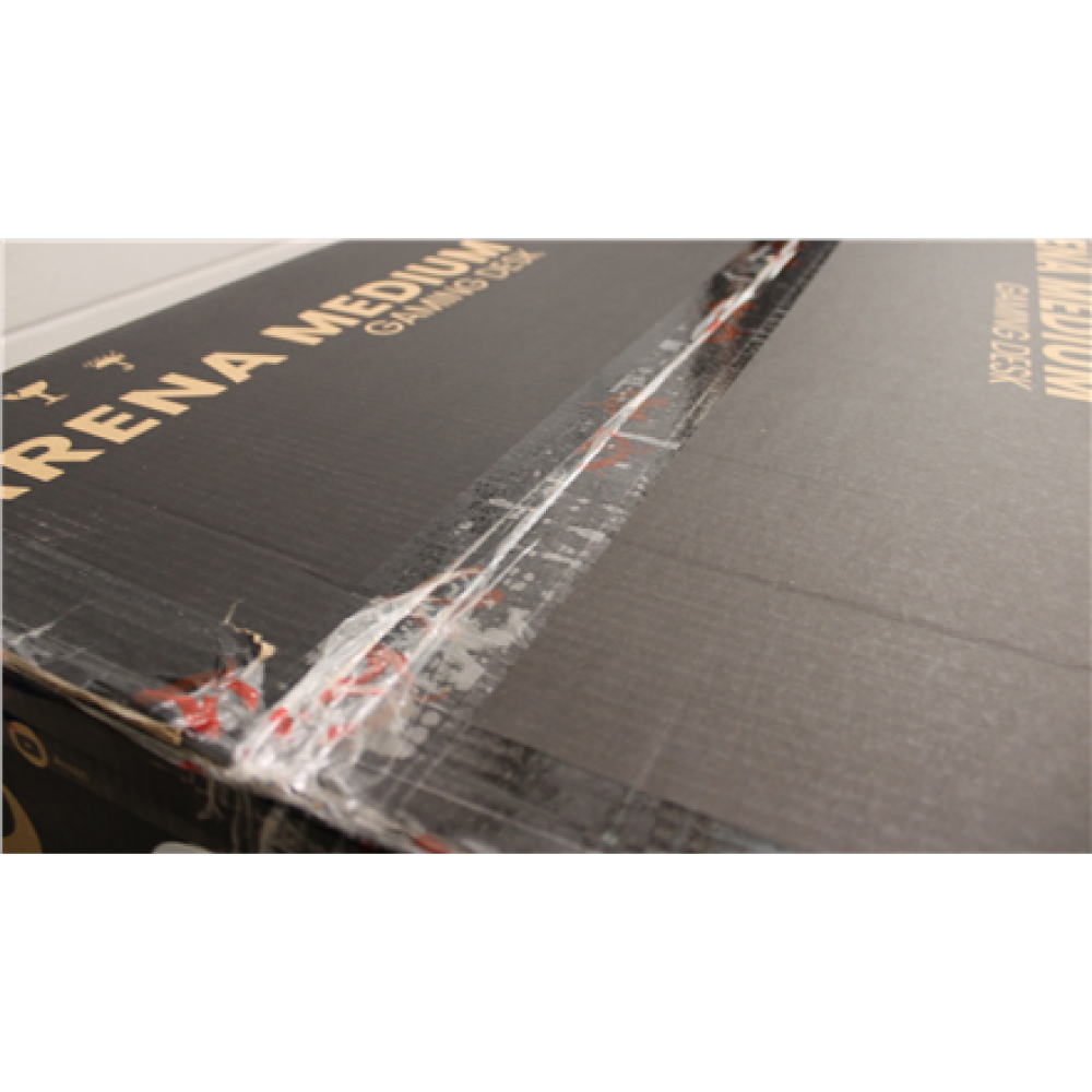 SALE OUT. , Arozzi Gaming Desk , Arena Medium , Pure Black , DAMAGED PACKAGING AND LAMINATE. SCRATCHED PARTS AND TABLE TOP. , 24 month(s)