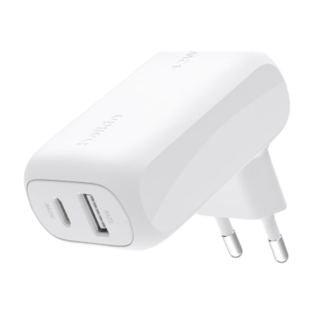 Belkin Dual-port wall charger, 42W , WCB009vfWH