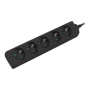 PS0-05E-0300-BK Lanberg Cable Power Strip, 5X French Outlets Quality-Grade Copper, 3 m , PS0-05E-0300-BK