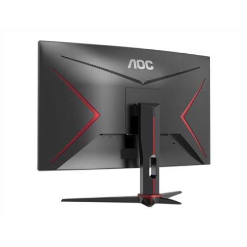 AOC , Curved Gaming Monitor , C24G2AE/BK , 23.6 , VA , FHD , 16:9 , 165 Hz , 1 ms , 1920×1080 , 250 cd/m² , HDMI ports quantity 2 , Black/Red , Warranty 36 month(s)