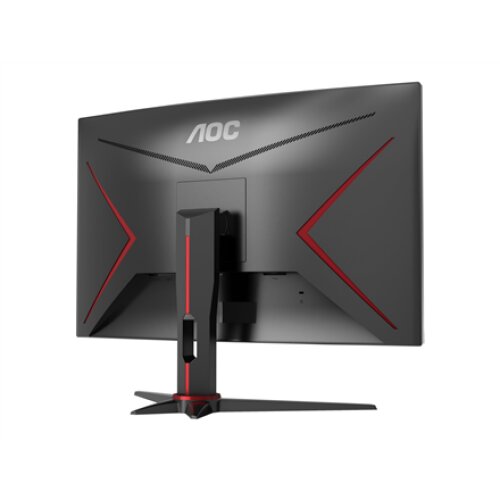 AOC , Curved Gaming Monitor , C24G2AE/BK , 23.6 , VA , FHD , 16:9 , 165 Hz , 1 ms , 1920×1080 , 250 cd/m² , HDMI ports quantity 2 , Black/Red , Warranty 36 month(s)