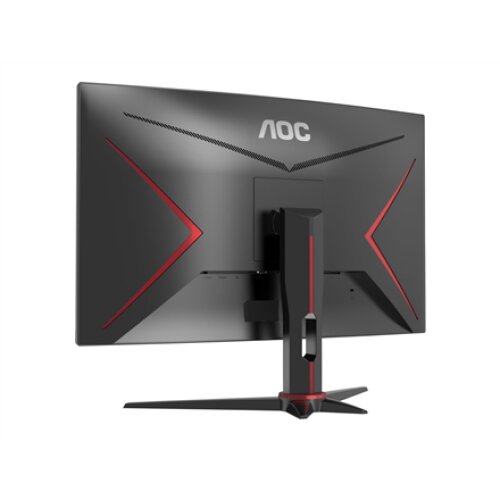 AOC , Curved Gaming Monitor , C24G2AE/BK , 23.6 , VA , FHD , 16:9 , 165 Hz , 1 ms , 1920×1080 , 250 cd/m² , HDMI ports quantity 2 , Black/Red , Warranty 36 month(s)