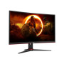 AOC , Curved Gaming Monitor , C24G2AE/BK , 23.6 , VA , FHD , 16:9 , 165 Hz , 1 ms , 1920×1080 , 250 cd/m² , HDMI ports quantity 2 , Black/Red , Warranty 36 month(s)