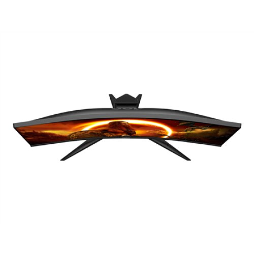 AOC , Curved Gaming Monitor , C24G2AE/BK , 23.6 , VA , FHD , 16:9 , 165 Hz , 1 ms , 1920×1080 , 250 cd/m² , HDMI ports quantity 2 , Black/Red , Warranty 36 month(s)