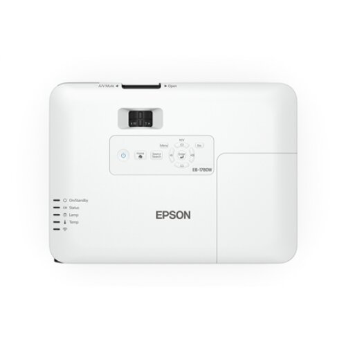 Epson , EB-1780W , WXGA (1280x800) , 3000 ANSI lumens , White , Lamp warranty 12 month(s)