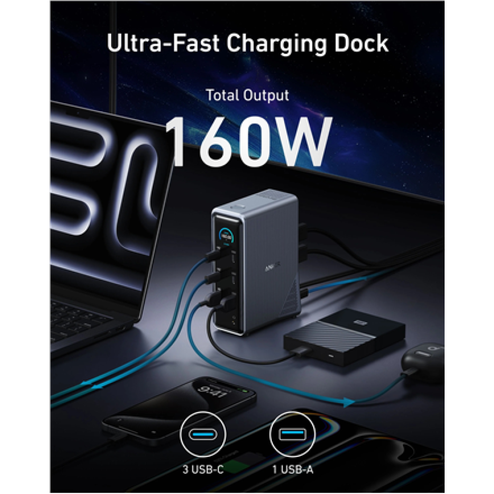 Anker Anker Prime Charging Docking Station 160W , A83B63A1