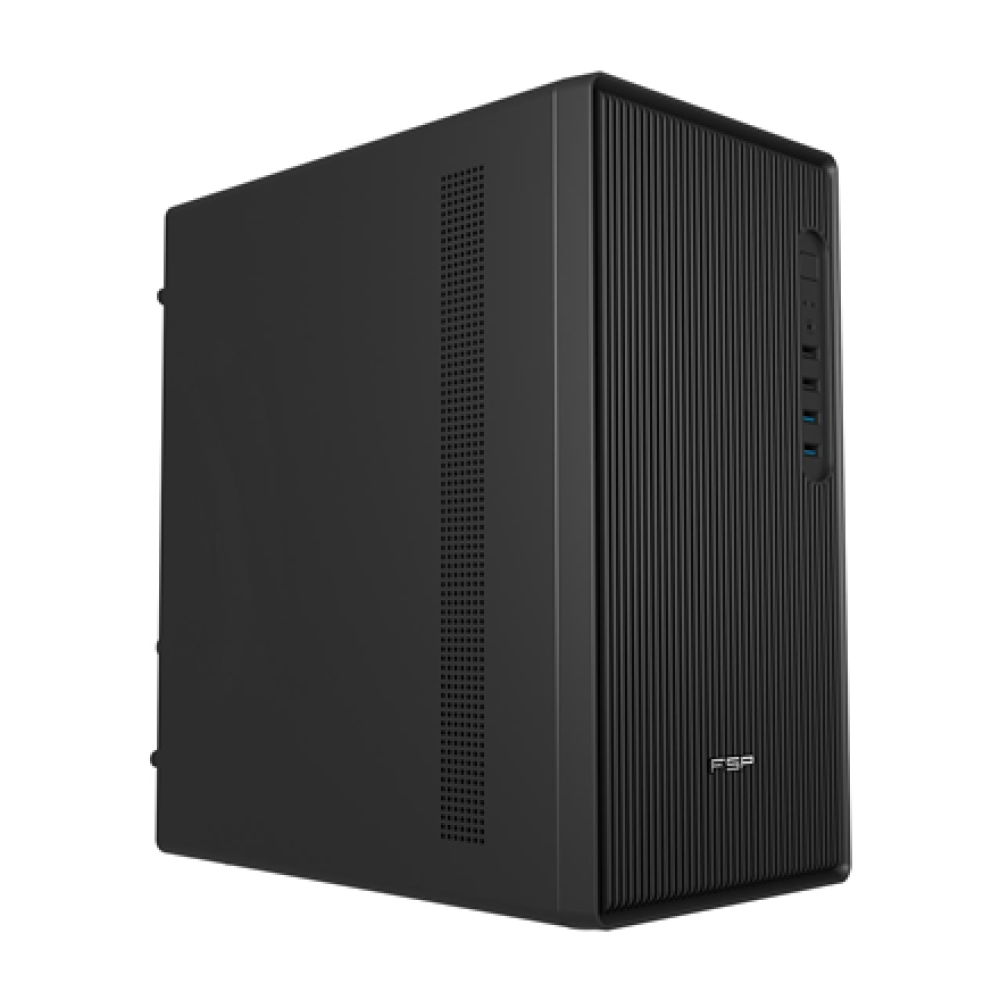 FSP Case , S120 , Black , Mid Tower , Power supply included No