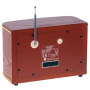Adler , Retro Radio , AD 1187 , Alarm function , AUX in , Wooden