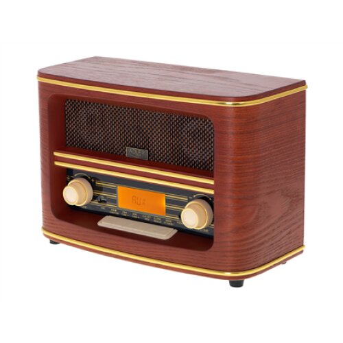 Adler , Retro Radio , AD 1187 , Alarm function , AUX in , Wooden