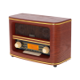 Adler , AD 1187 , Retro Radio , AUX in , Wooden , Alarm function