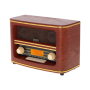 Adler , Retro Radio , AD 1187 , Alarm function , AUX in , Wooden