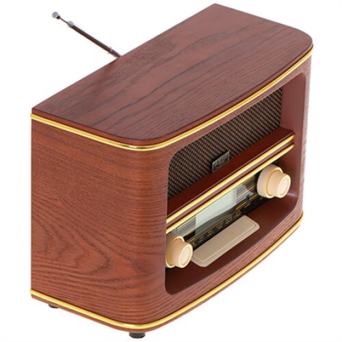 Adler , Retro Radio , AD 1187 , Alarm function , AUX in , Wooden
