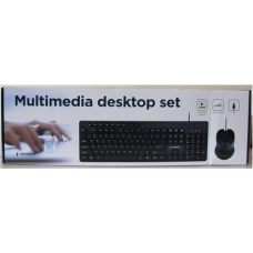 SALE OUT. Gembird KBS-UM-04 Multimedia desktop set, black, US-Layout , SALE OUT. , Gembird , Multimedia desktop set , KBS-UM-04 , USB Keyboard , Wired , Mouse included , US , Black , DAMAGED PACKAGING