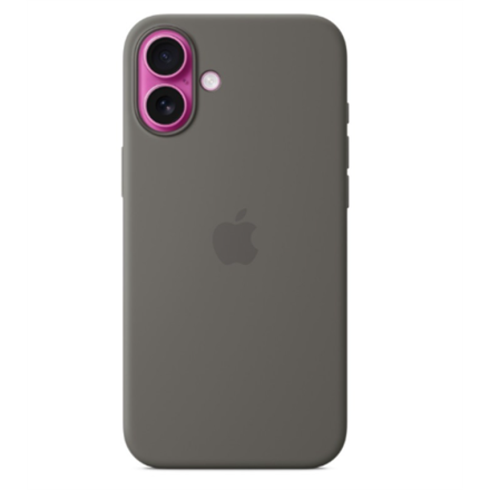 Apple Case with MagSafe , Apple , iPhone 16 Plus , Silicone , Stone Gray
