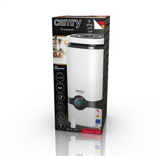 Camry , Air humidifier , CR 7964 , 35 m³ , 25 W , Water tank capacity 4.2 L , Ultrasonic , Humidification capacity 300 ml/hr , White