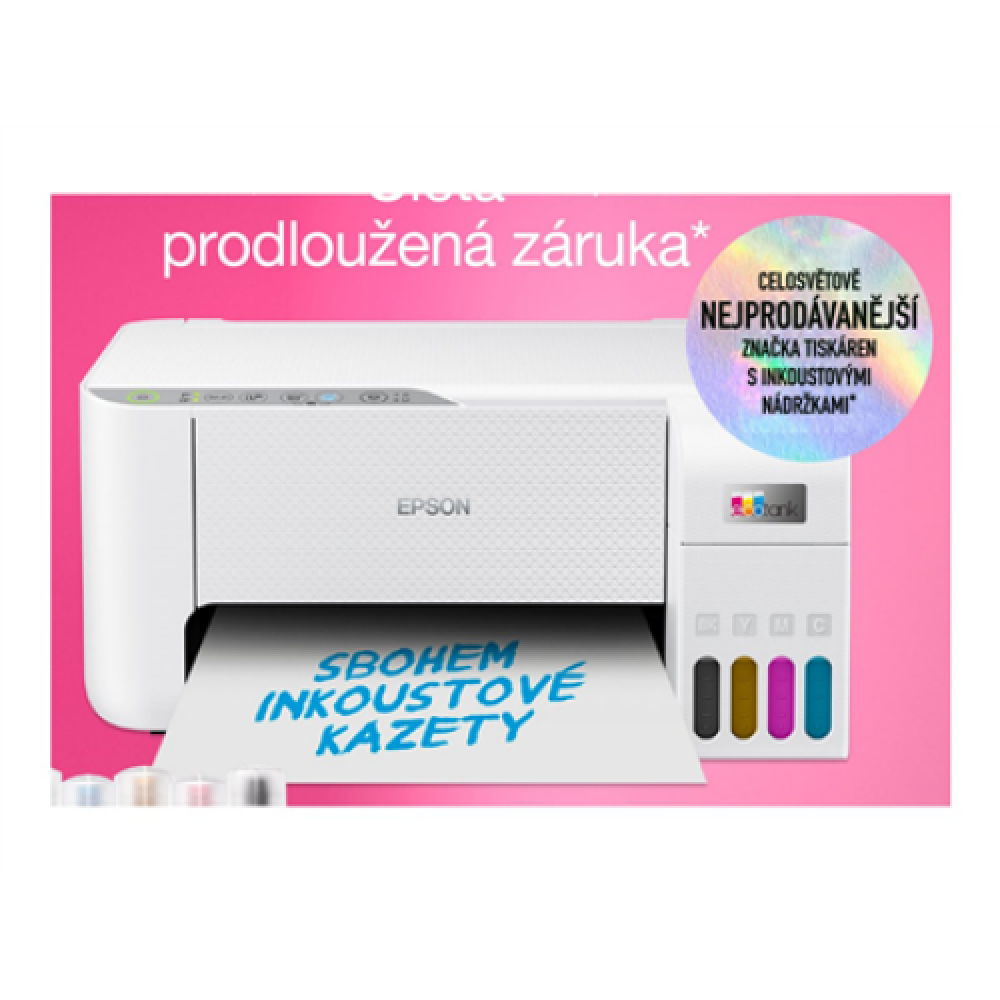 Epson Multifunctional Printer , EcoTank L3276 , Inkjet , Colour , 3-in-1 , A4 , Wi-Fi , White