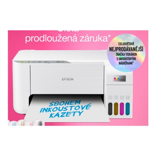 Epson , Multifunctional Printer , EcoTank L3276 , Inkjet , Colour , 3-in-1 , A4 , Wi-Fi , White