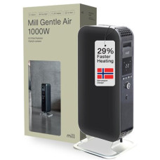 Mill , Heater , AB-H1000DN , Oil Filled Radiator , 1000 W , Number of power levels 3 , Suitable for rooms up to 12-16 m² , Black