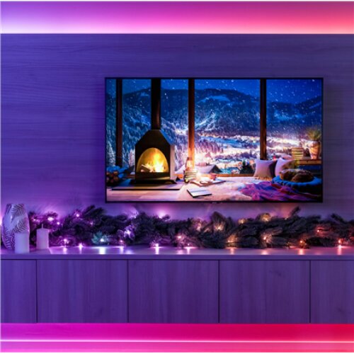 Twinkly Pre-lit Garland Smart LED 50 RGBW (Multicolor + White) , Twinkly , Pre-lit Garland Smart LED 50, 2.5 m , RGBW – 16M+ colors + Warm white