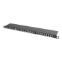 Lanberg , Patch panel 24 port 0.5U 19 CAT.5E FTP with cable organizer shielded , PPS5-0024-B
