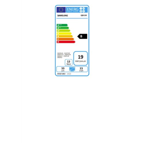 Samsung QB13R 13 Landscape 16/7 Tizen 300 cd/m² 8 ms 178 ° 1920 x 1080 pixels 178 °