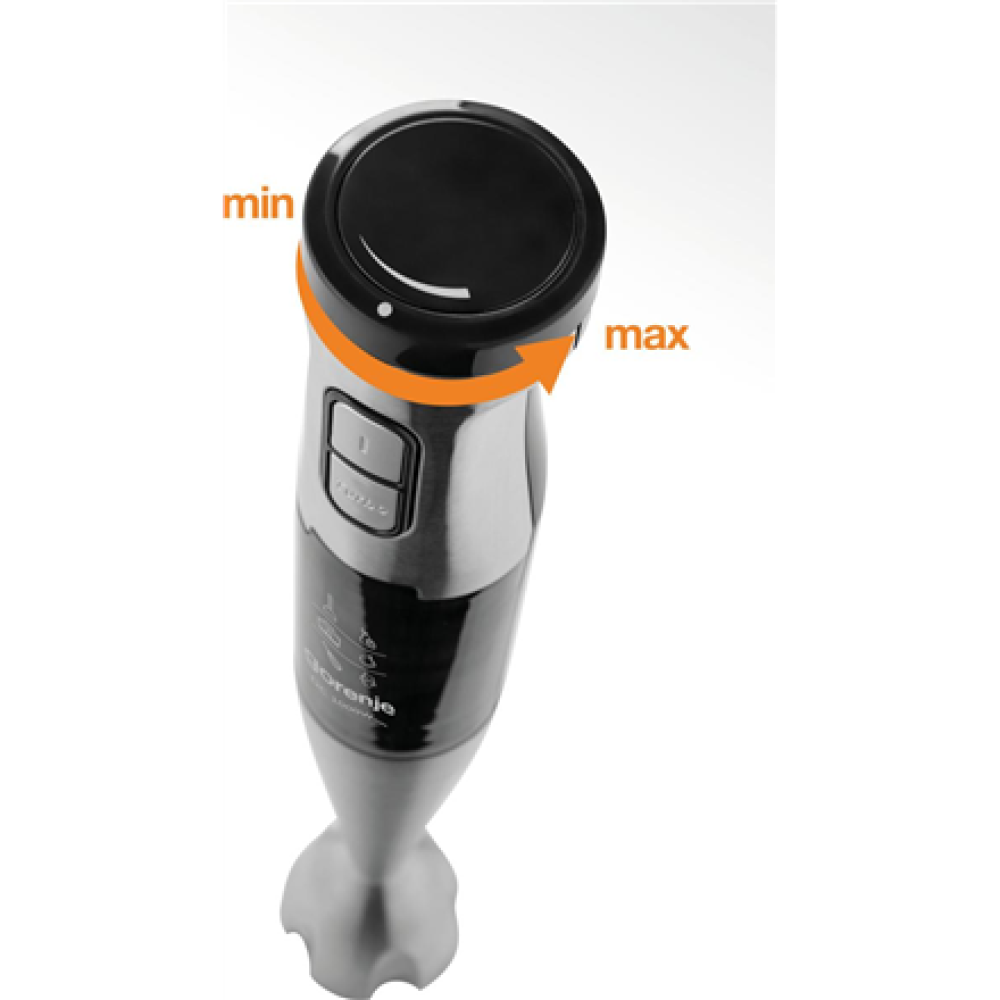 Gorenje Hand blender , HBX1000E , Hand Blender , 1000 W , Jar material Plastic , Jar capacity 0.5 L , Black