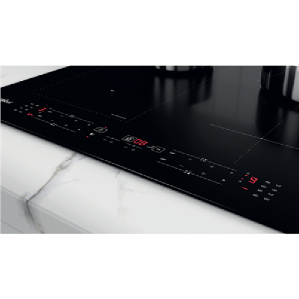 Whirlpool WL B8160 NE Induction Glass Ceramic Hob, Number of burners/cooking zones 4, Electronic, Timer, Black