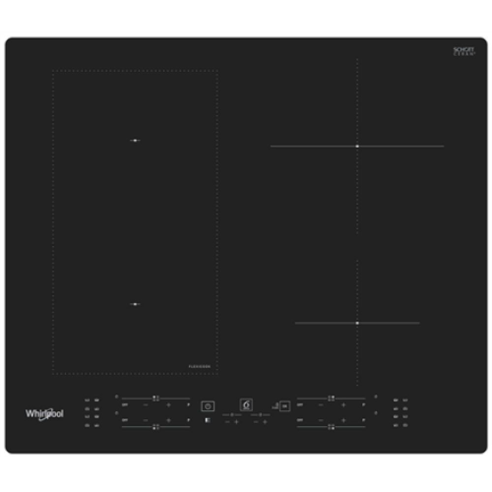 Whirlpool WL B8160 NE Induction Glass Ceramic Hob, Number of burners/cooking zones 4, Electronic, Timer, Black