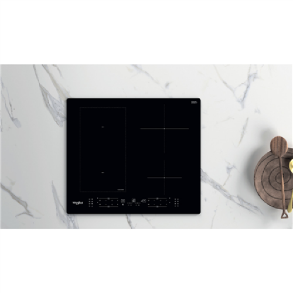 Whirlpool WL B8160 NE Induction Glass Ceramic Hob, Number of burners/cooking zones 4, Electronic, Timer, Black