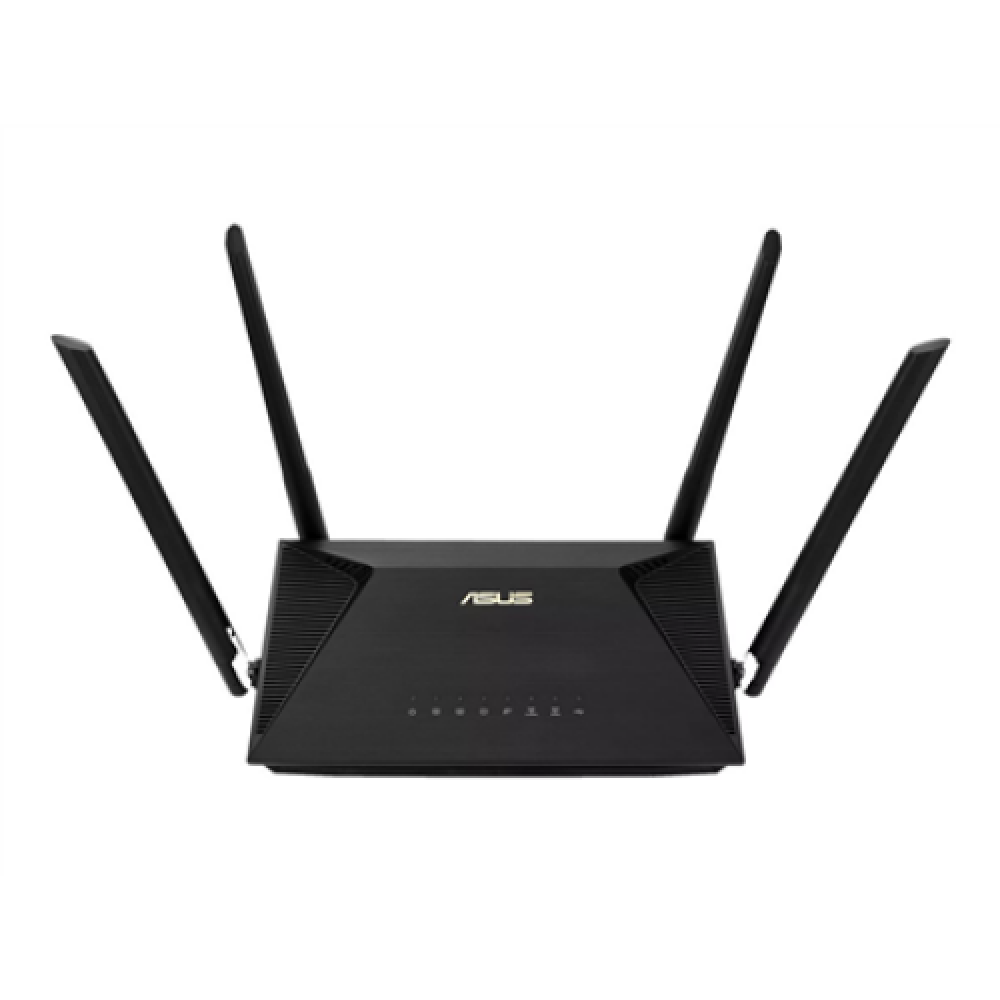 Wi-Fi 6 Wireless Dual Band Gigabit Router , RT-AX1800U , 802.11ax , Ethernet LAN (RJ-45) ports 3 , Mesh Support No , MU-MiMO Yes , No mobile broadband , Antenna type External , 1xUSB