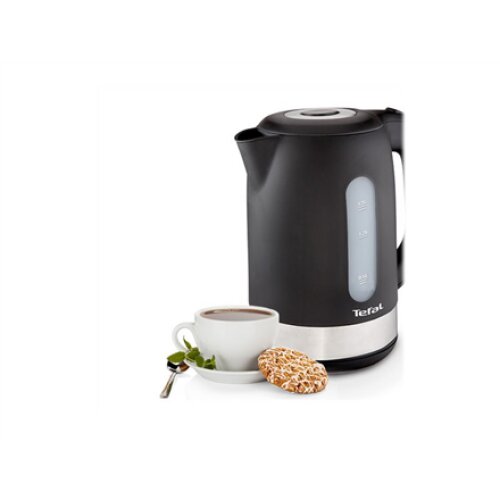 TEFAL , Kettle , KO330830 , Electric , 2400 W , 1.7 L , Plastic , 360° rotational base , Black